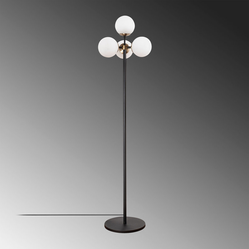 Traft 163cm Tree Floor Lamp, Black