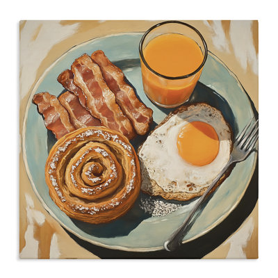 Cinnamon Roll Breakfast Canvas, design by Tina LeCour