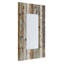 Miroir mural avec panneau de bois de style campagnard Torres