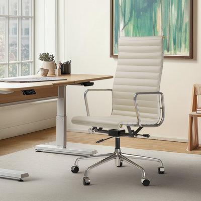 Genuine Leather Conference Chair