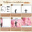Papier peint adhésif pelez et collez, montgolfières roses, flottant, doux, ciel pastel, décorations murales, H 100 po x l 144 po, papier mural amovible en PVC, autocollant, pour chambre, salon, bureau à domicile-130062537