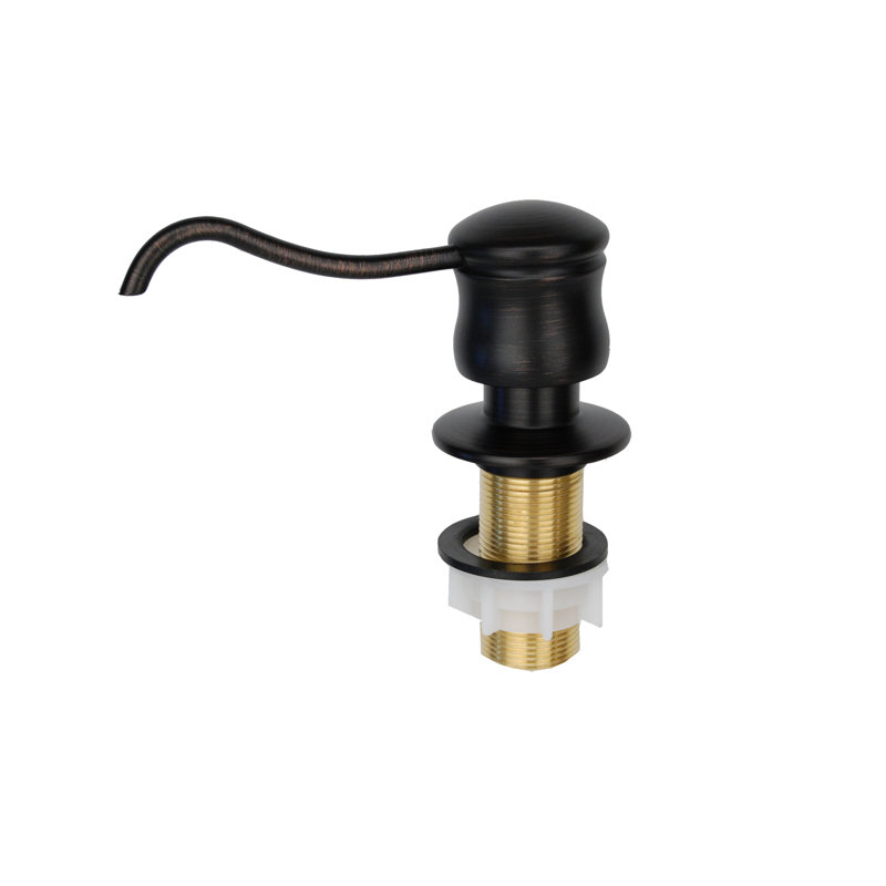 Solid Brass Soap & Lotion Dispenser in Oil Rubbed Bronze