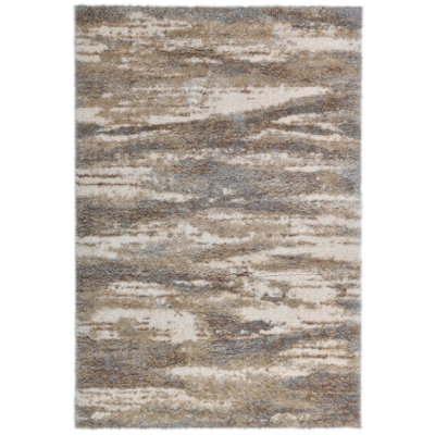 Harcourt Modern Abstract Shag Area Rug