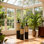Ensemble de vases de plancher 3 pièces noir et or - Hauteurs graduées pour un décor de salon luxueux