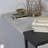 Folding Drop  Table for 4 Persons - Space-Efficient Kitchen Table with 2 Storage Shelves and Wheels