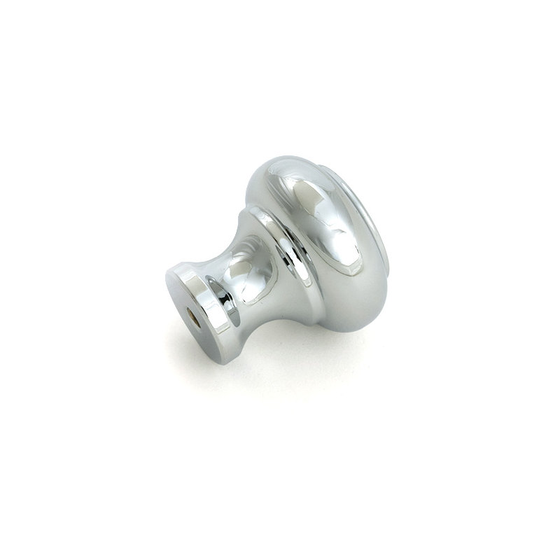 Regency Cabinet Knob, Polished Chrome, 1.18" Knob Diameter