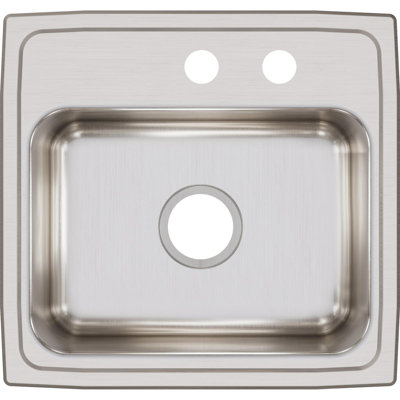 Lustertone Classic Stainless Steel 19" L x 18" W Drop-in Kitchen Sink