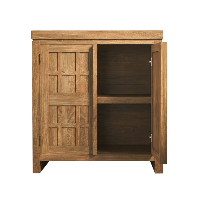 Buffet décoratif moderne Bateson, Chêne héritage