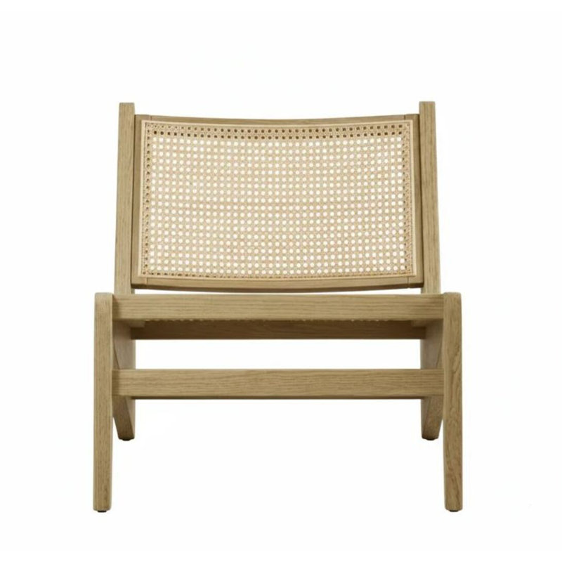 Fauteuil lounge Coben en rotin tressé
