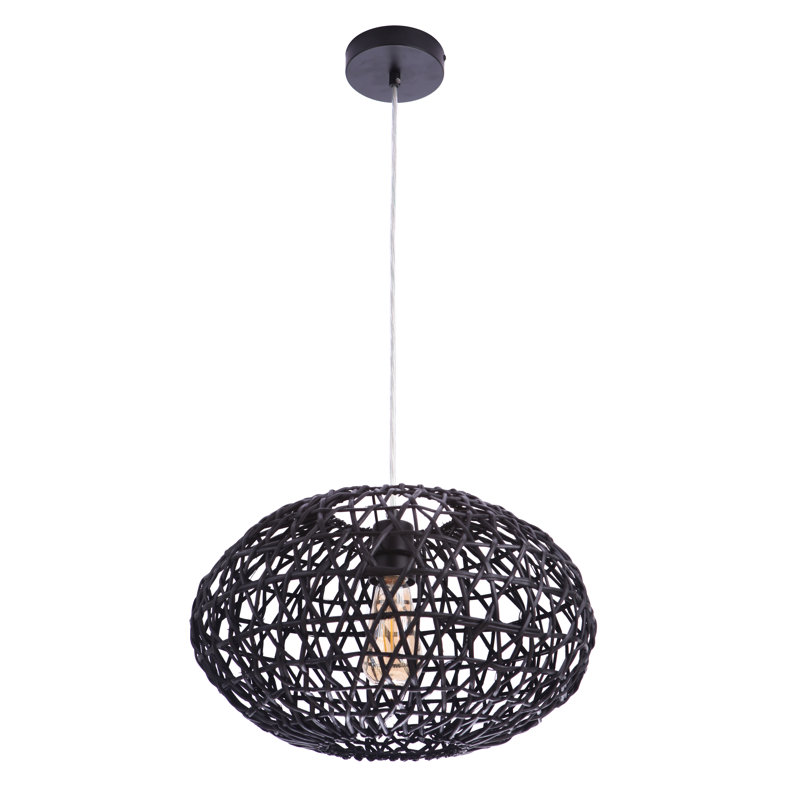 Luminaire suspendu géométrique à 1 lumière 