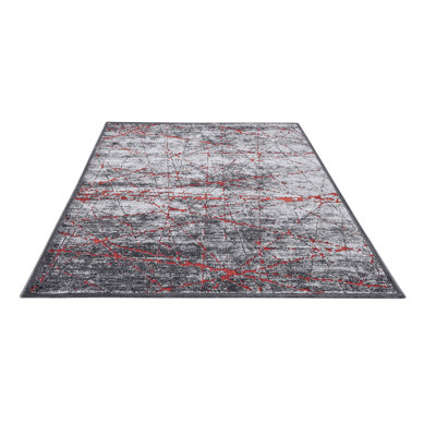 Rectangle Viscose Area Rug