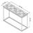 Devonte 116.1cm Console Table