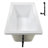72'' x 36'' Acrylic Soaking Drop-In Bathtub, Drain Included-97545301