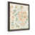 Toile avec cadre gris