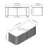 Vireo 46" Single Bathroom Vanity with Marble Top-1572348198-1572348196