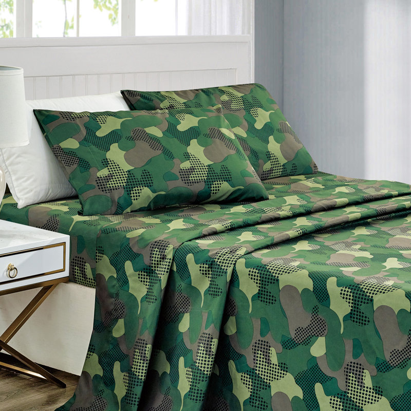 Microfiber Sheet Set, Full Sheet Set with 2 Pillowcases