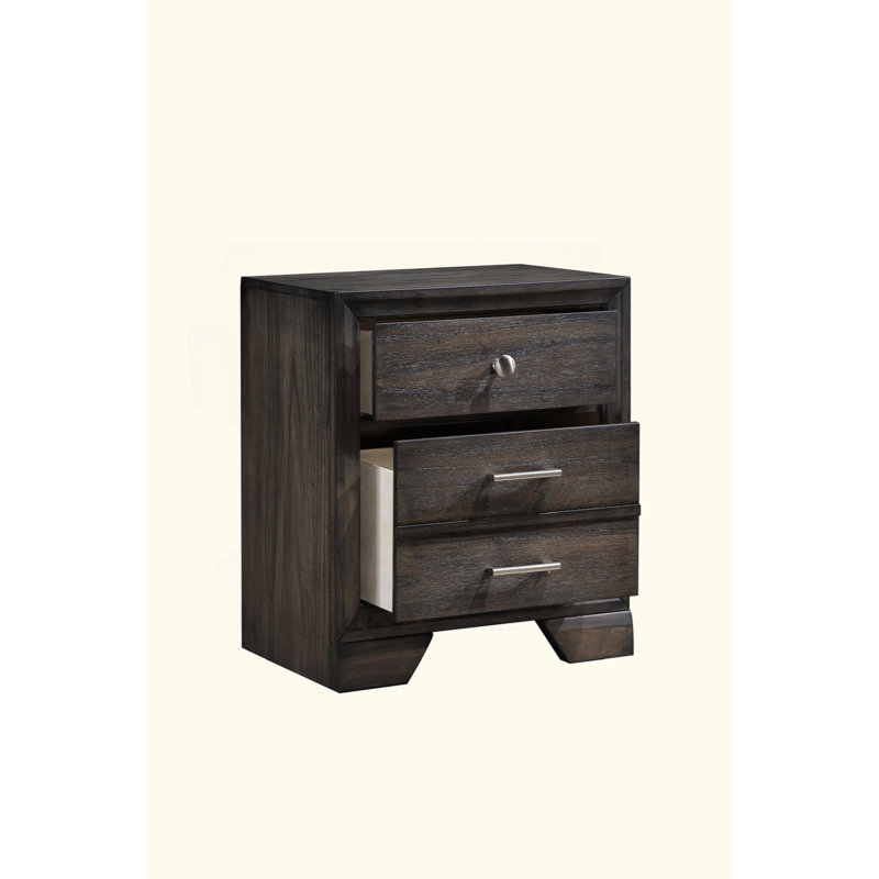 Table de chevet 2 tiroirs 1pc