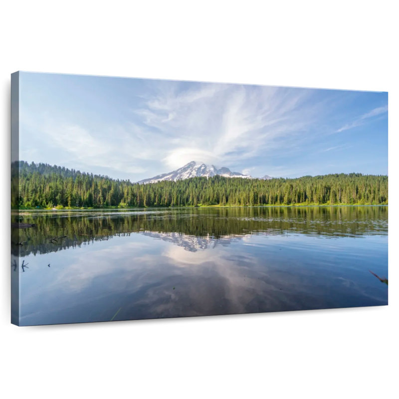Mont Rainier, pittoresque Alvord, H 8 po x l 12 po