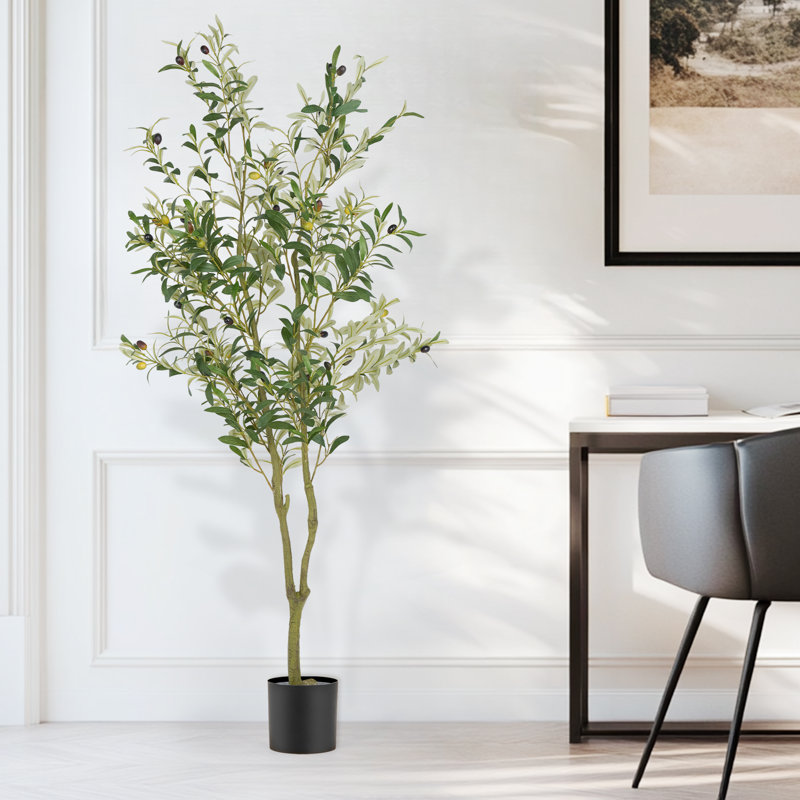5'H Olive Tree Faux Plant