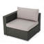 Fauteuil de patio gauche Gry + Alu-73393694