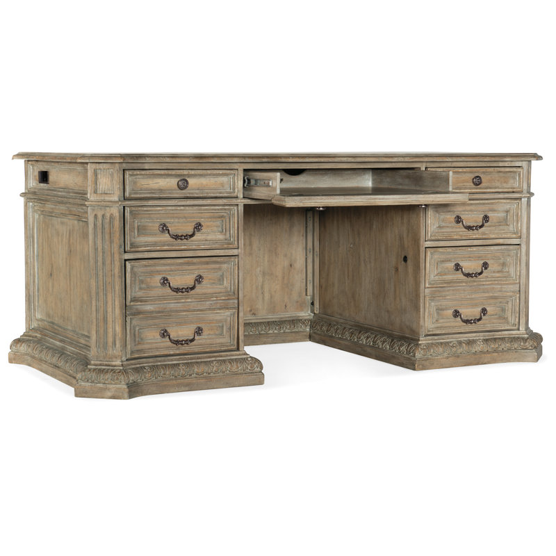 Solid Wood Executive Desk