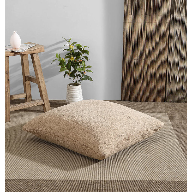 Snug Square Pillow Cover & Insert, 30" H x 30" W, Biscotti