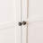 61" White Metal Kitchen Pantry Cabinet Adjustable Storage With 4 Shelves (110Lb Capacity), Heavy Duty Freestanding Pantry Organizer For Kitchen, Pantry, Living Room
