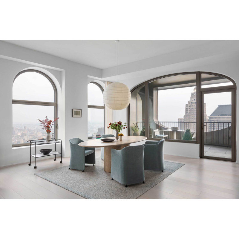 Dolmen Oval Marble Dining Table