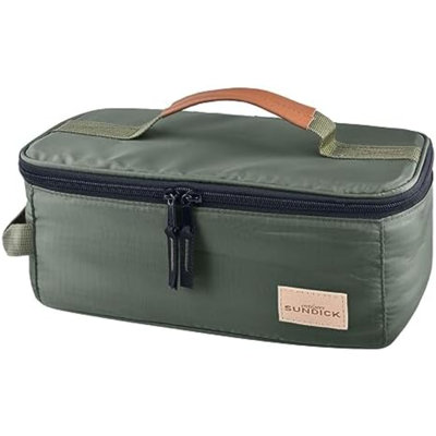Sac de rangement portatif pour ustensiles de cuisine de camping et de voyage, idéal pour les barbecues en plein air. Rangement pour cuillères et baguettes.