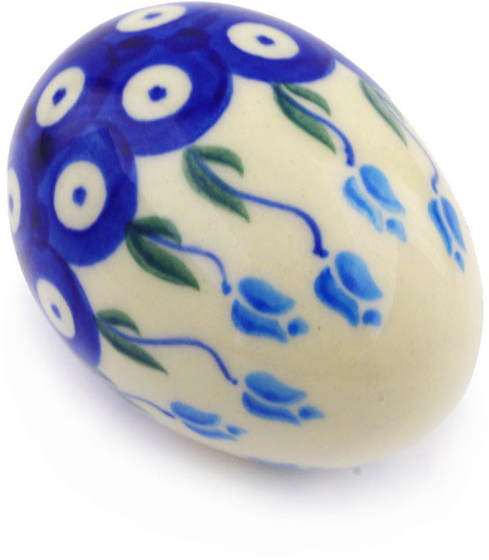 Figurine oeuf en céramique polonaise