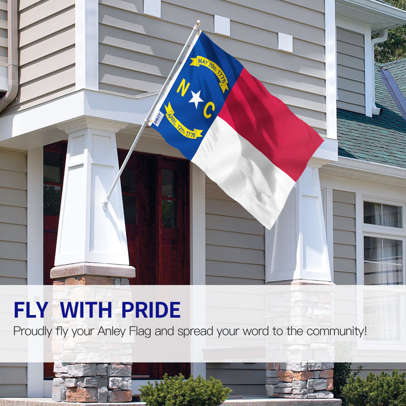 North Carolina State 3x5 Foot Polyester Flag with Brass Grommets