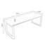 Bureau rectangulaire en bois massif noir-886443560