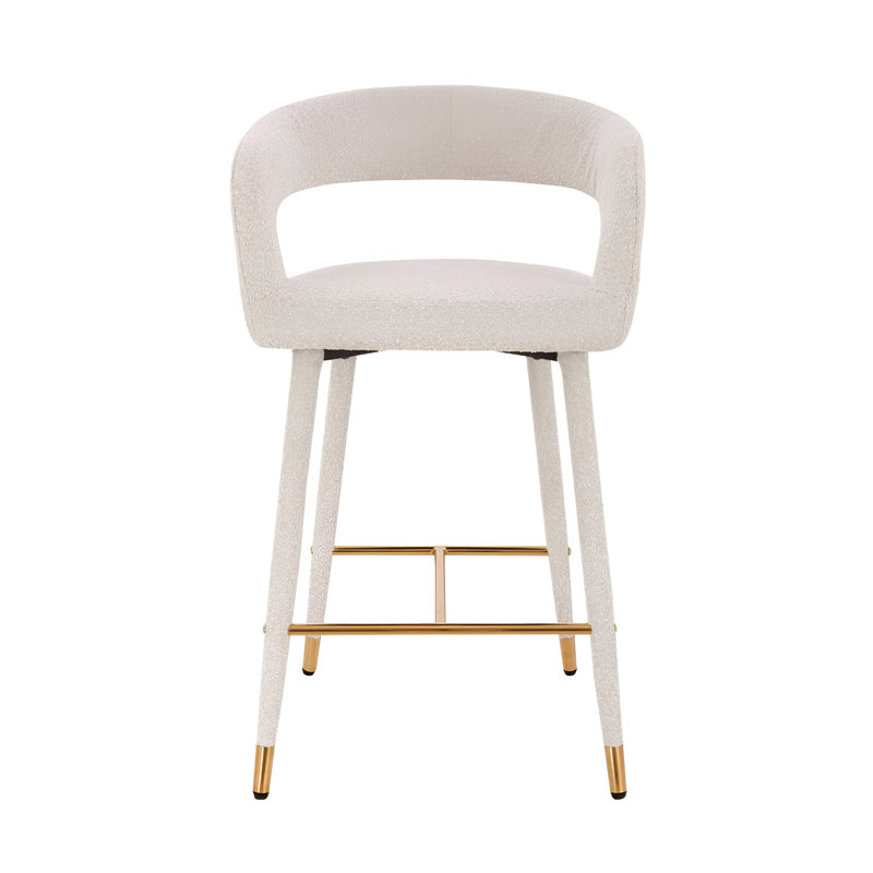 Tabouret Darius, Blanc