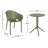 Farrah 24'' Round 2 - Person Bistro Set with Round Stacking Chairs-56909161