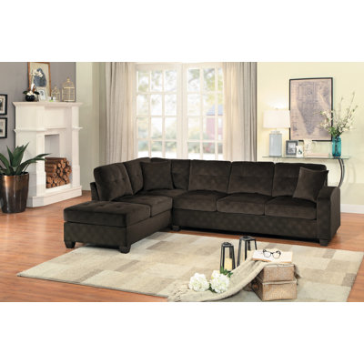 Canapé et méridienne réversible l 109,25 po Rajvir