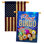 Drapeau de maison en polyester à 2 côtés 40 x 28 po