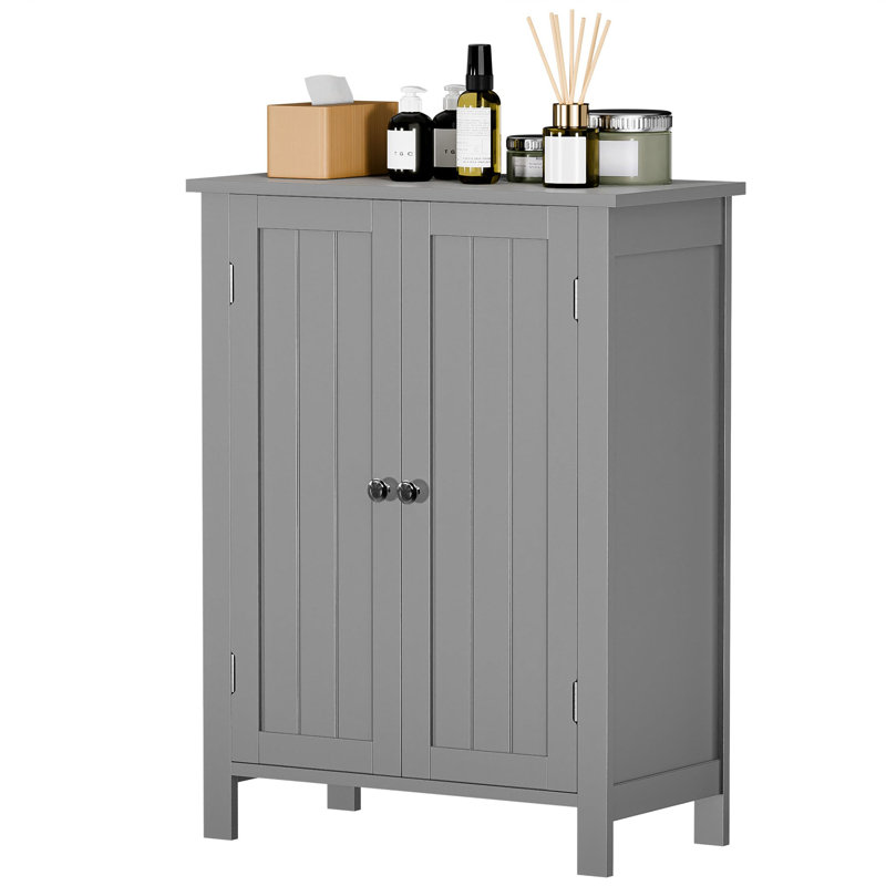 Brandice Freestanding Bathroom Cabinet, Gray