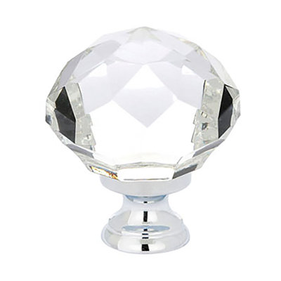 Emtek Diamond Glass Cabinet Knob