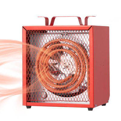 Electric Fan-Forced Space Heater,240V Electric Space Heater With Thermostat Control