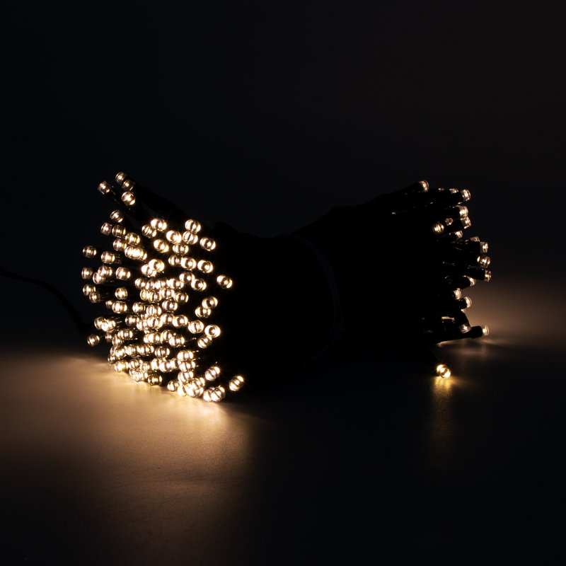 2090Cm LED Solar Powered 200 - Bulb Mini String Light (End to End Connectable)