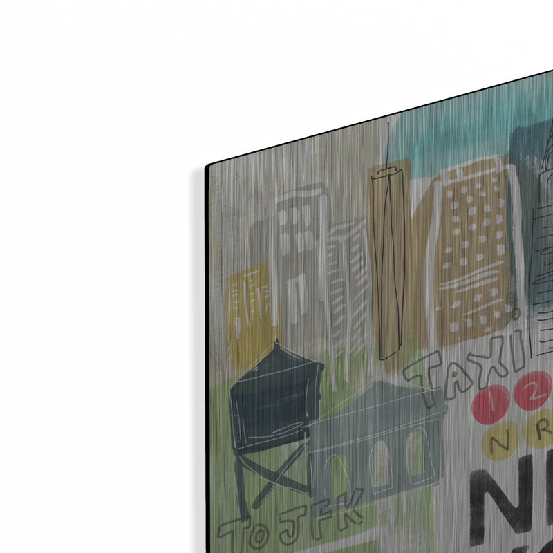 «New York» par Linda Woods, H 24 po x l 24 po