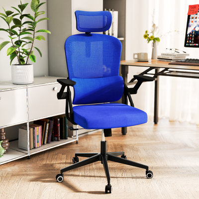 Fauteuil de bureau ergonomique avec support lombaire et accoudoirs relevables Omir