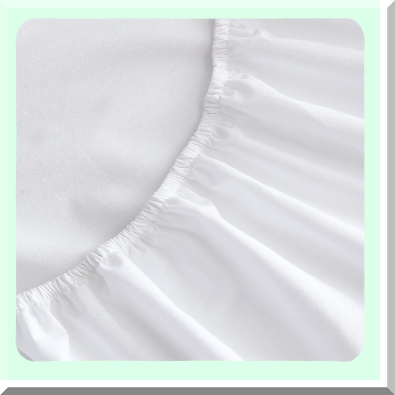 CoolCotton Percale White Sheet Set - Full Size | Crisp & Stylish Bedding for Home Decor | Soft & Breathable Fabric | 4-Piece Set for Full Bed