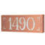 Plaque d'adresse murale personnalisable 12 V pour 4 numéros