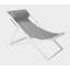 Chaise longue d'extérieur en aluminium pour patio