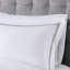 Édredon double / grand avec coton 500Tc et oreiller double brodé