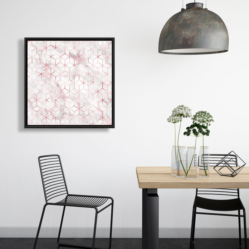 Symmetry, toile abstraite blanche pour chambre à coucher | Art mural Home Decor