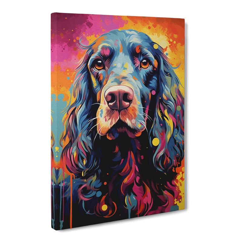 Cocker Spaniel Contemporary No.2 - No Frame Print, 50cm H x 35cm W x 3cm D
