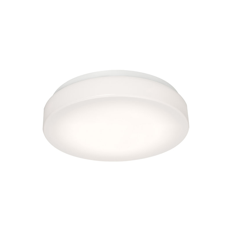18CF9E26A086400B8C191EB4C0BD41A7 Cirrus 14" LED Drum 120-277v, 5 CCT And Lumen Selectable, White, 4.33" H x 14" W x 14" D