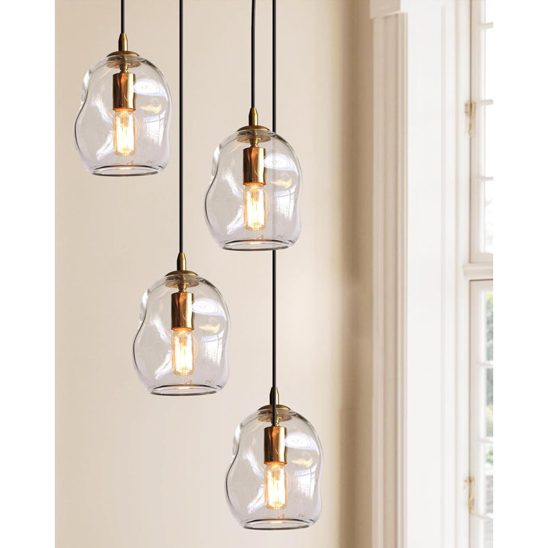 Luminaire suspendu pour îlot de cuisine 2 pièces moderne